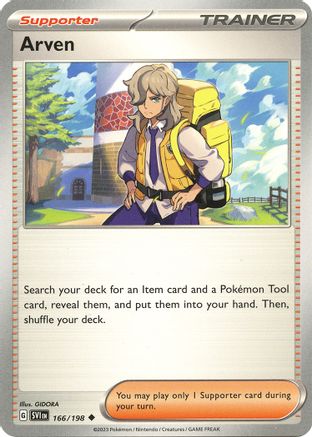 Arven (166) Reverse Holofoil - Scarlet & Violet