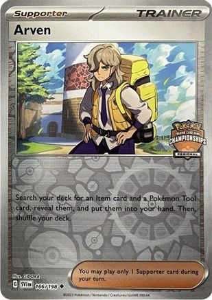 Arven (Regional Championships) (166) Reverse Holofoil - League & Championship Cards