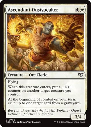 Ascendant Dustspeaker (008) Foil - Secrets of Strixhaven