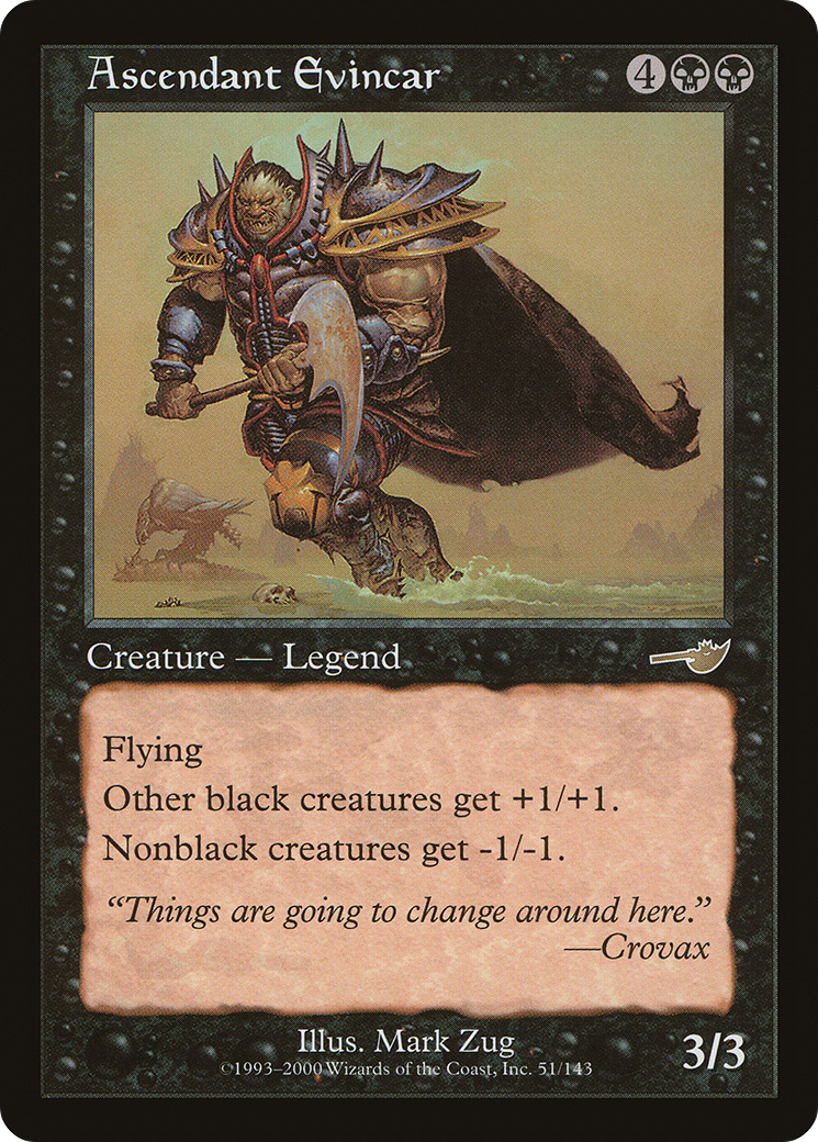 Ascendant Evincar (051) Foil - Nemesis