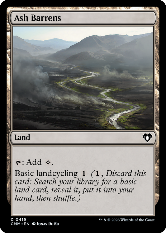Ash Barrens (419) - Commander Masters