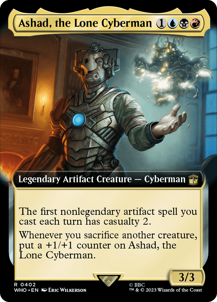 Ashad, the Lone Cyberman (Extended Art) (402) Foil - Doctor Who