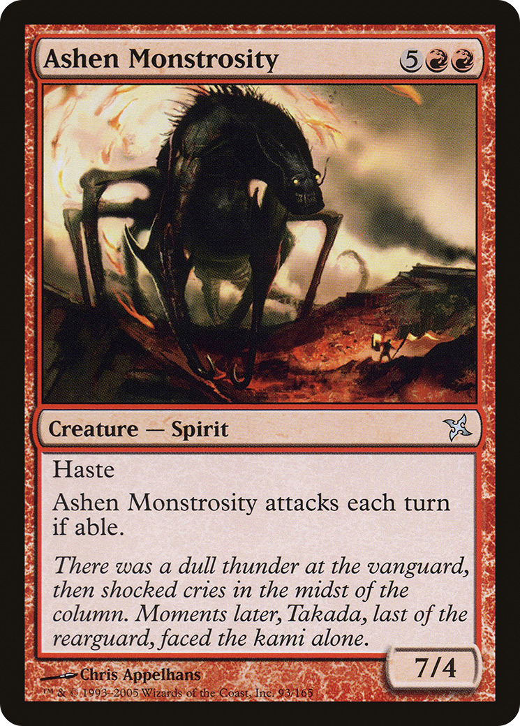 Ashen Monstrosity (093) Foil - Betrayers of Kamigawa