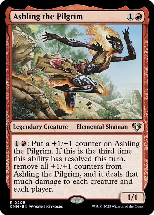 Ashling the Pilgrim (205) Foil - Commander Masters