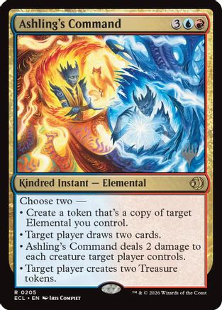 Ashling's Command (Promo Pack) (205) Foil - Lorwyn Eclipsed