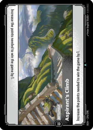 Aspirant's Climb (276) - Origins