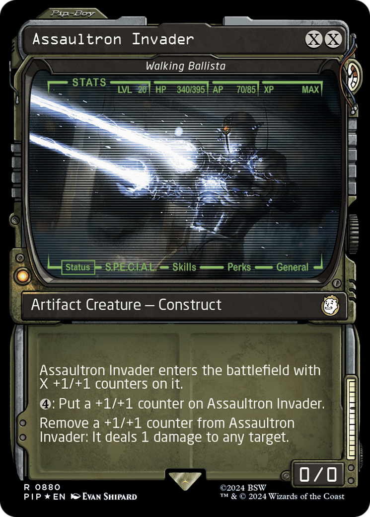 Assaultron Invader – Walking Ballista (Showcase) (880) Surge Foil - Fallout