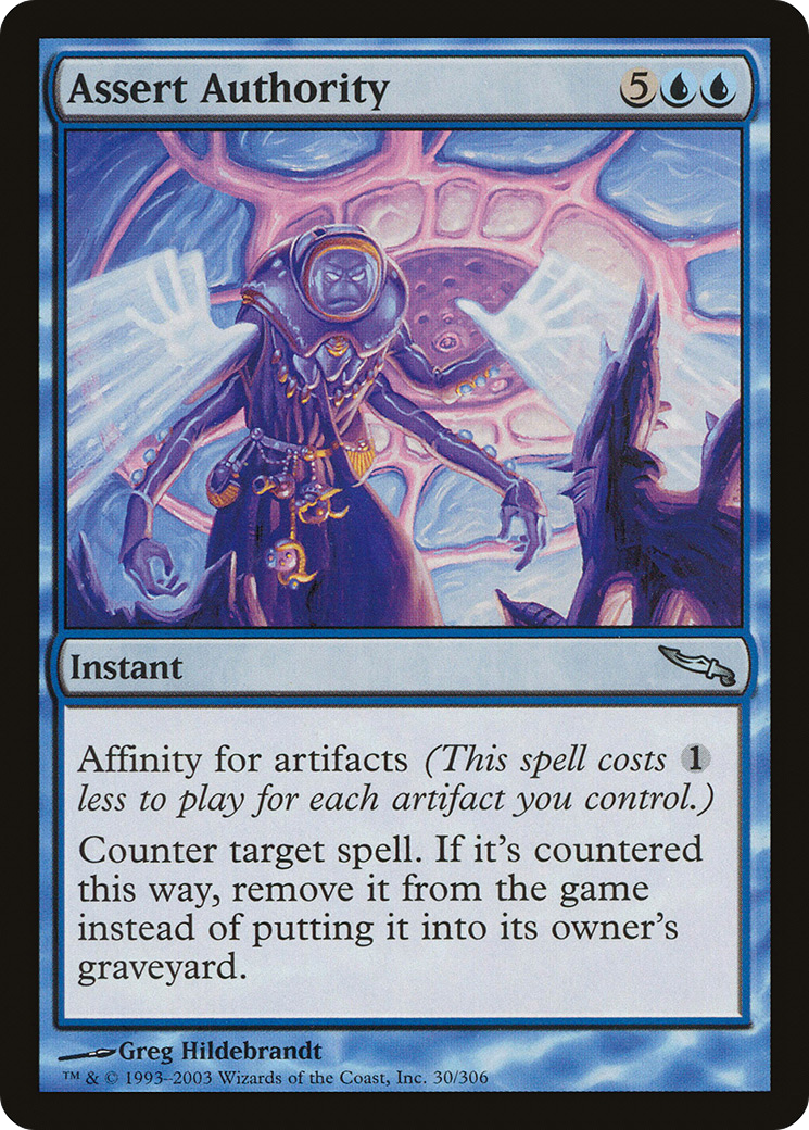 Assert Authority (030) Foil - Mirrodin