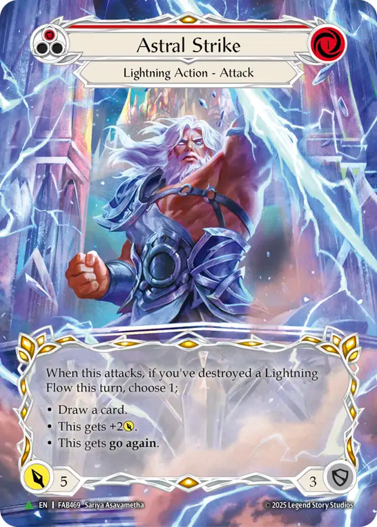 Astral Strike (Marvel) (FAB469) Cold Foil - Omens of the Third Age