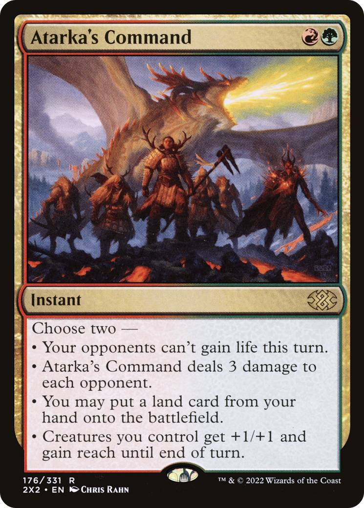 Atarka's Command (176) Foil - Double Masters 2022