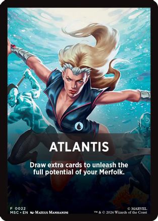 Atlantis (Jumpstart Front Card) (022) - Commander: Marvel Super Heroes