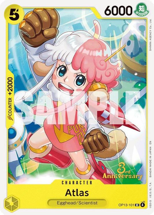 Atlas (OP13-101) 3rd Anniversary Tournament Cards