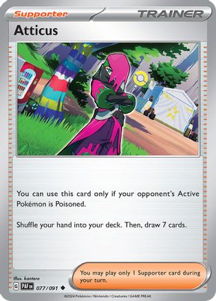 Atticus (77) - Paldean Fates