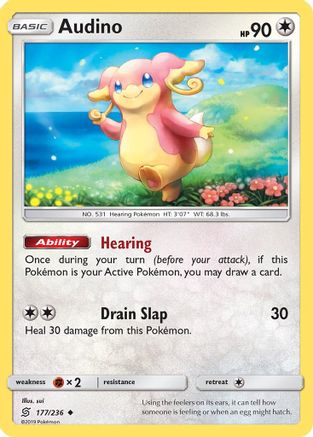 Audino (177) Reverse Holofoil - Unified Minds
