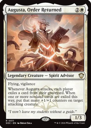 Augusta, Order Returned (011) - Commander: Secrets of Strixhaven