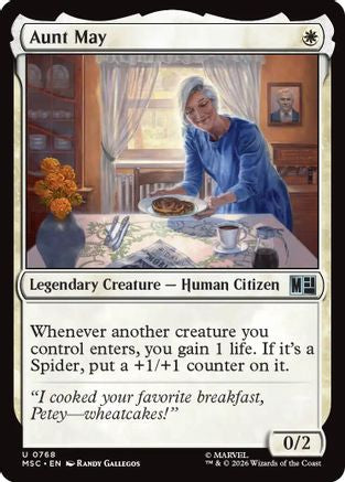 Aunt May (768) - Commander: Marvel Super Heroes