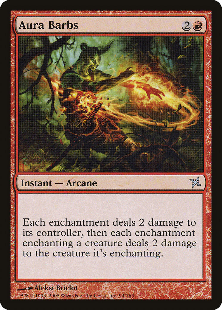 Aura Barbs (094) - Betrayers of Kamigawa