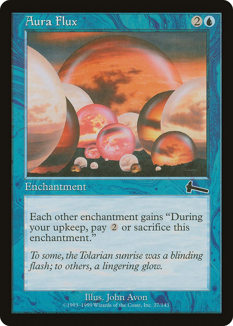 Aura Flux (027) Foil - Urza's Legacy
