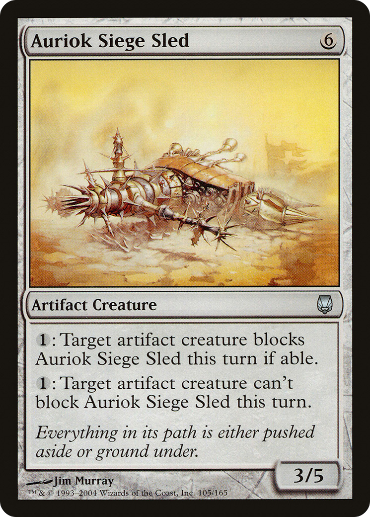 Auriok Siege Sled (105) Foil - Darksteel