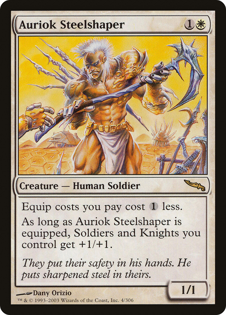 Auriok Steelshaper (004) Foil - Mirrodin