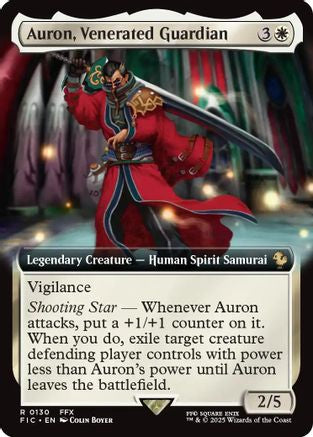 Auron, Venerated Guardian (Extended Art) (130) - Commander: FINAL FANTASY
