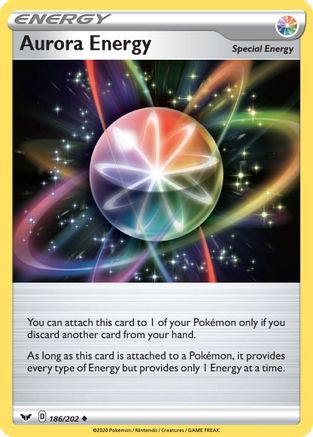 Aurora Energy (186) Reverse Holofoil - Sword & Shield