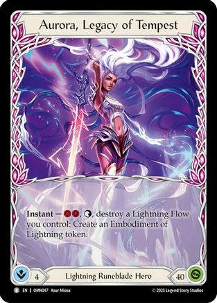 Aurora, Legacy of the Tempest (OMN047) - Omens of the Third Age