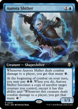 Aurora Shifter (Extended Art) (045) Ripple Foil - Commander: Modern Horizons 3