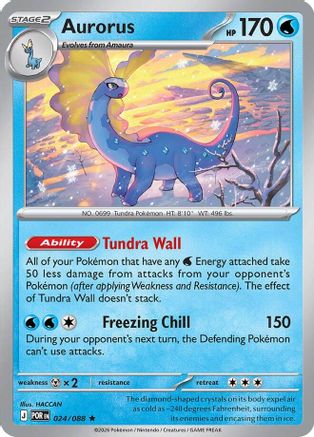 Aurorus (24) Holofoil - Perfect Order