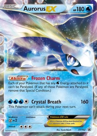 Aurorus EX (XY102) Holofoil - Black Star Promos