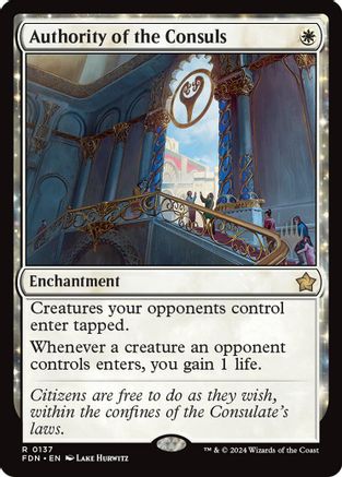 Authority of the Consuls (Promo Pack) (137) - Lorwyn Eclipsed