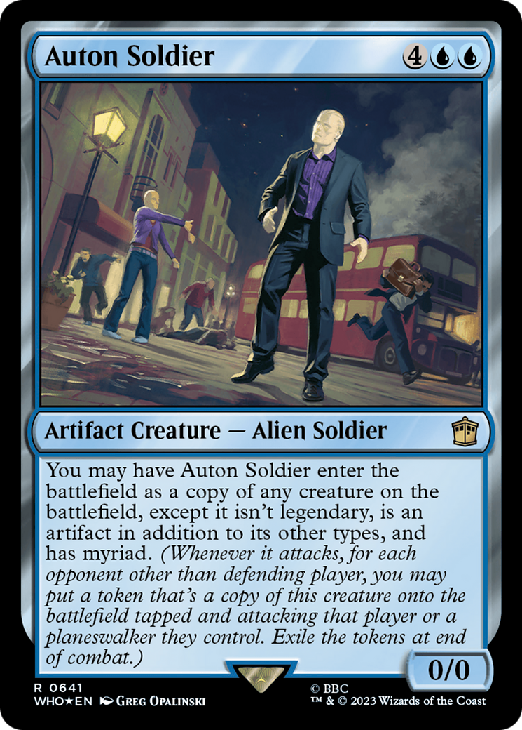 Auton Soldier (641) Surge Foil - Doctor Who