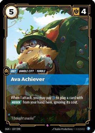 Ava Achiever (107) Foil - Origins