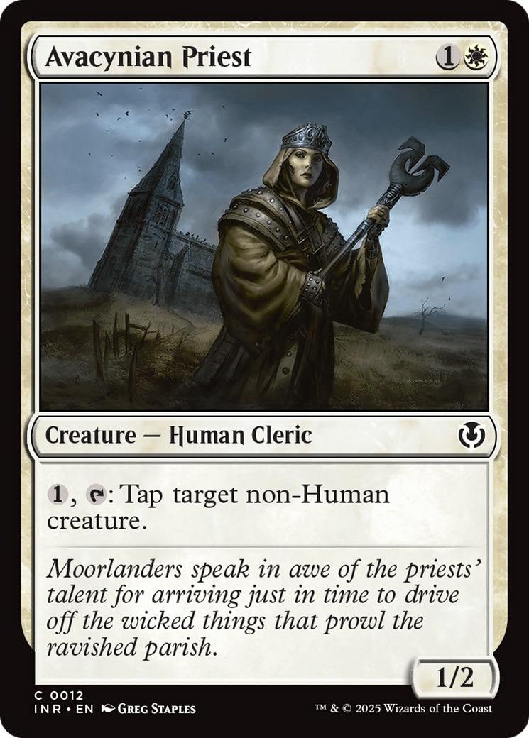 Avacynian Priest (012) Foil - Innistrad Remastered