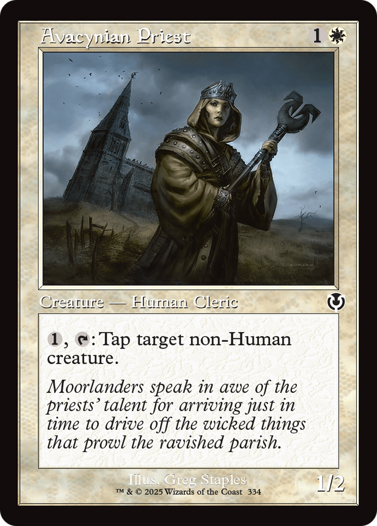 Avacynian Priest (Retro) (334) - Innistrad Remastered