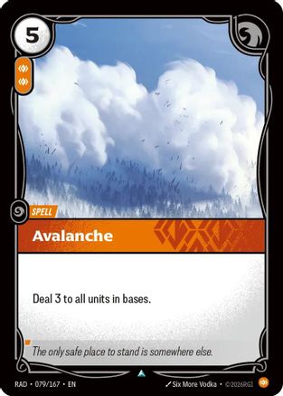 Avalanche (079) Foil - Radiance