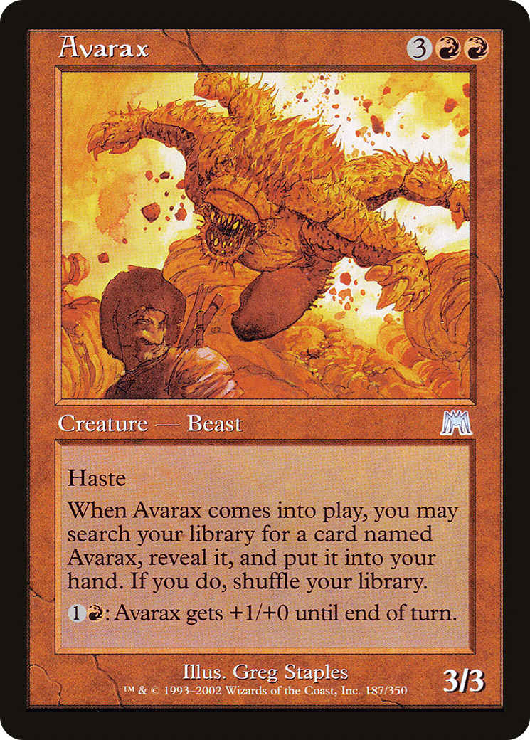 Avarax (187) Foil - Onslaught