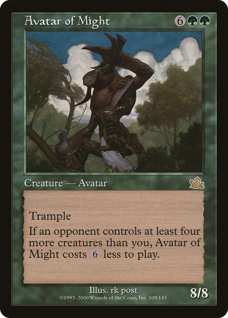 Avatar of Might (109) Foil - Prophecy
