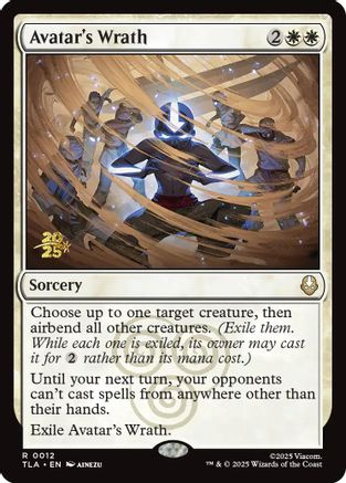 Avatar's Wrath (Prerelease) (012) Foil - Avatar: The Last Airbender