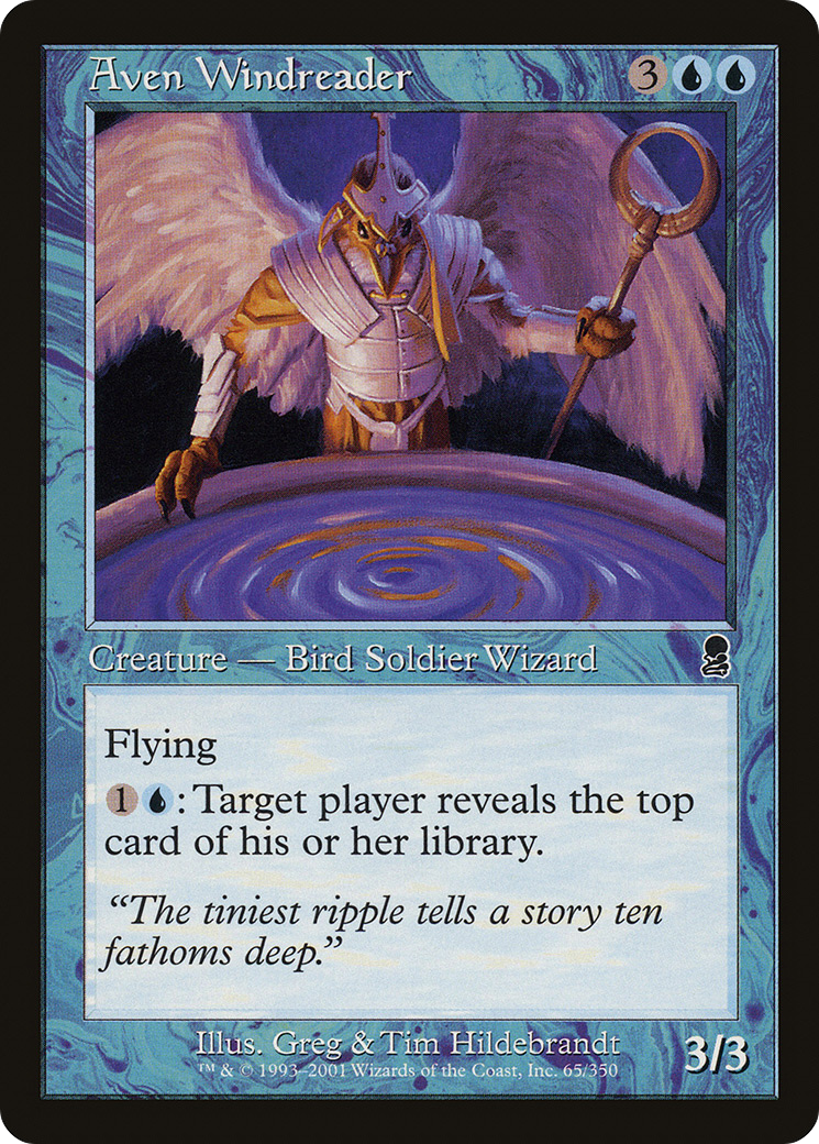 Aven Windreader (065) Foil - Odyssey