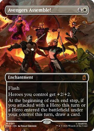 Avengers Assemble! (Borderless) (341) - Marvel Super Heroes
