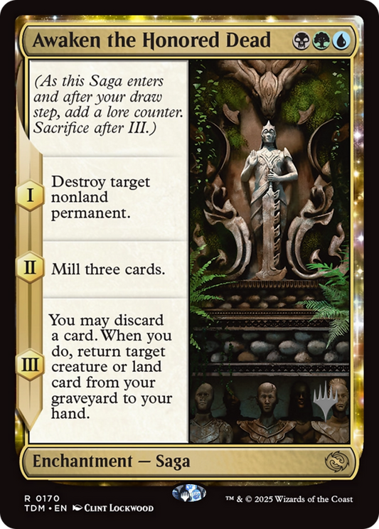 Awaken the Honored Dead (Promo Pack) (170) Foil - Tarkir: Dragonstorm