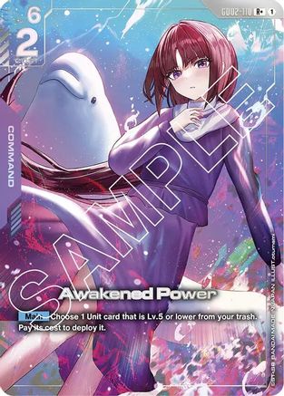 Awakened Power (R+) (GD02-110) Holofoil - Dual Impact