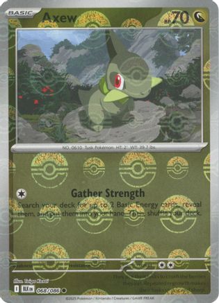 Axew (Poke Ball Pattern) (68) Reverse Holofoil - Black Bolt