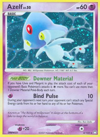 Azelf (4) Holofoil - Mysterious Treasures