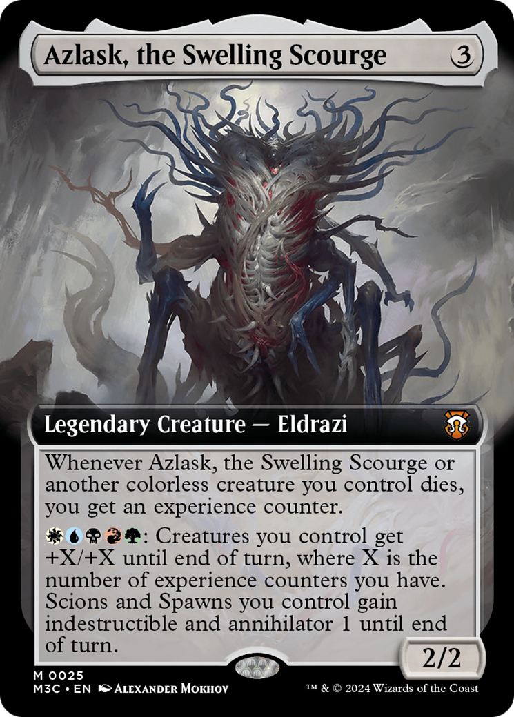Azlask, the Swelling Scourge (Extended Art) (025) - Commander: Modern Horizons 3