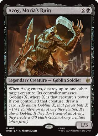 Azog, Moria's Ruin (061) Foil - The Hobbit