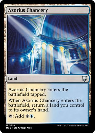 Azorius Chancery (319) Ripple Foil - Commander: Modern Horizons 3