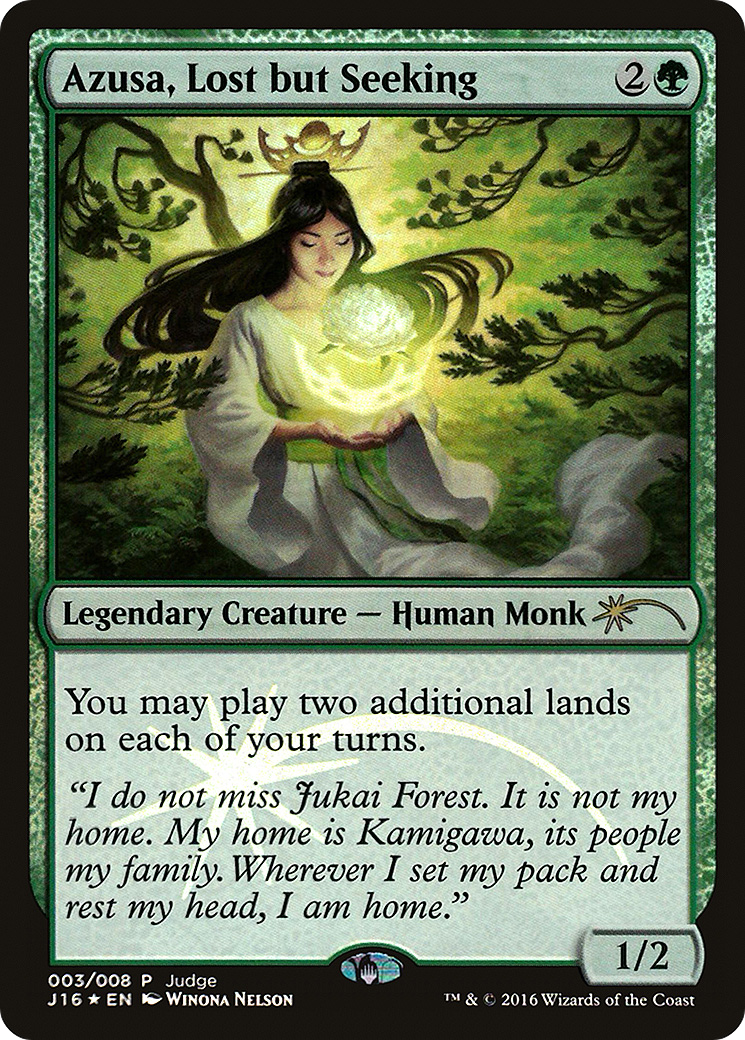 Azusa, Lost but Seeking (003) Foil - Judge Gift Cards 2016