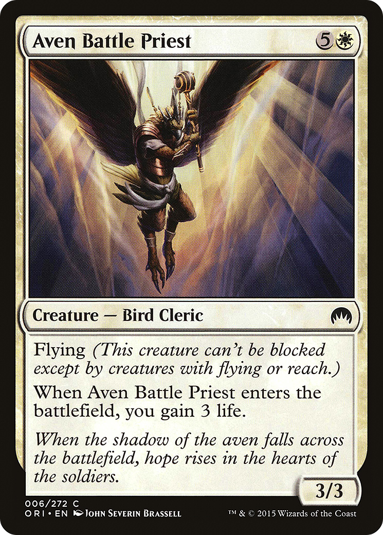Aven Battle Priest (006) Foil - Magic Origins